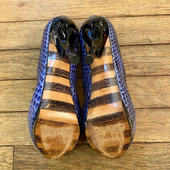 GEORGINA GOODMAN Snakeskin Leather Pumps - Picture 7 of 12